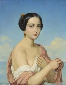 Italian Woman, 1850. Creator: Aleksey Tyranov