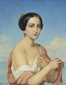 Italian Woman, 1850. Creator: Aleksey Tyranov
