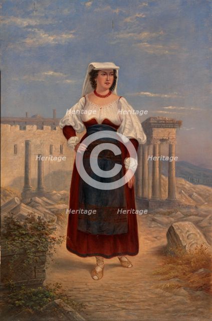 Italian Woman, ca. 1890-1899. Creator: Antonio Zeno Shindler.