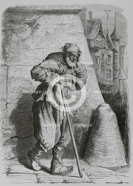 Italian Beggar, 17th century, (1878).  Creator: Unknown.