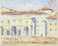 Italian buildings. Creator: Maria Wiik