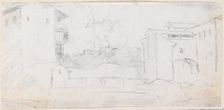Italian City Scene, probably c. 1754/1765. Creator: Hubert Robert