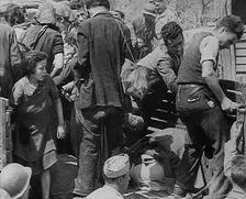 Italian Civilians in a US Army Truck, 1943-1944. Creator: British Pathe Ltd