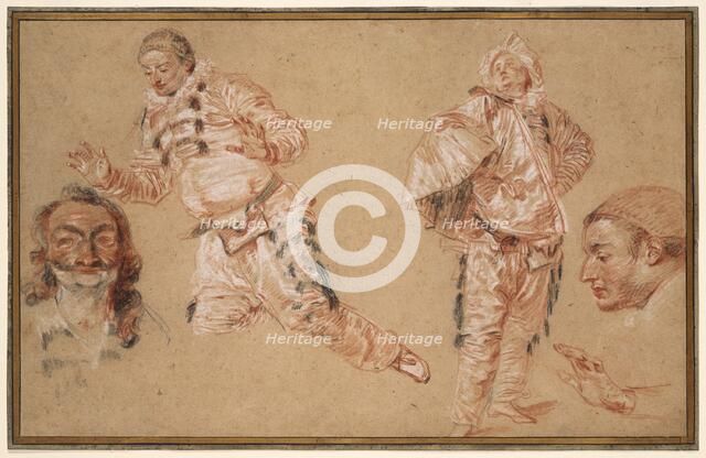 Italian Comedians, 1719/20. Creator: Jean-Antoine Watteau.