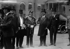 Italian Commission To U.S. - Ferdinand, Prince of Udine, Center; Ambassador Macchi Di Cell..., 1917. Creator: Harris & Ewing