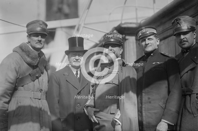 Italian Consul Tritonj, General Guglielmotti, 1919. Creator: Bain News Service.