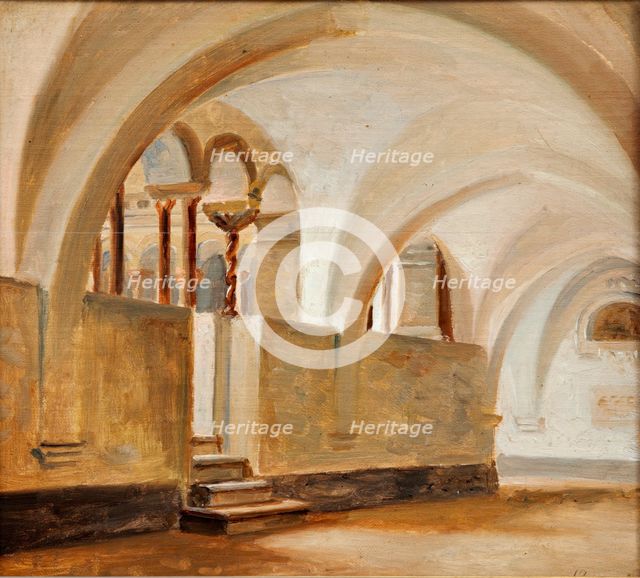 Italian Courtyard, n.d., c1830-1880. Creator: Jorgen Pedersen Roed.