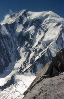 Italian face of Mont Blanc