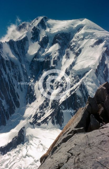 Italian face of Mont Blanc. Artist: Unknown
