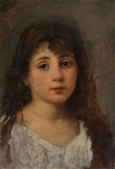 Italian girl, Undated. Creator: Sophie Ribbing