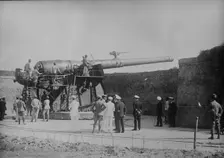 Italian gun on Adriatic, 1918 or 1919. Creator: Bain News Service