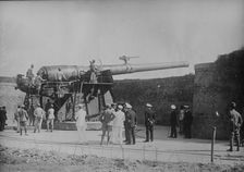 Italian gun on Adriatic, 1918 or 1919. Creator: Bain News Service
