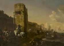 Italian Harbour, 1651. Creator: Jan Baptist Weenix