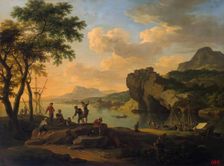 Italian Harbour, 1697. Creator: Jacob de Heusch