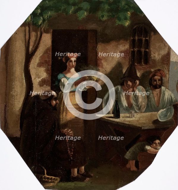Italian inn, 1844-1846. Creator: Karl Anders Ekman.