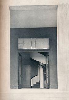 Italian interior by architects C. E. Rava and S. Larco 1930. Artists: Unknown, Sebastiano Larco