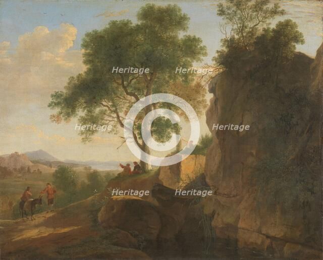 Italian landscape, 1643. Creator: Herman van Swanevelt.