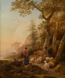 Italian Landscape, 1645. Creator: Nicolaes Berchem