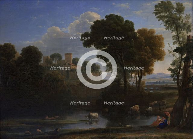 Italian Landscape, 1648. Creator: Claude Lorrain.