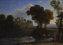Italian Landscape, 1648. Creator: Claude Lorrain