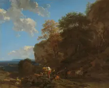Italian Landscape, 1650-1683. Creator: Nicolaes Berchem