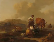 Italian Landscape, 1655-1683. Creator: Nicolaes Berchem
