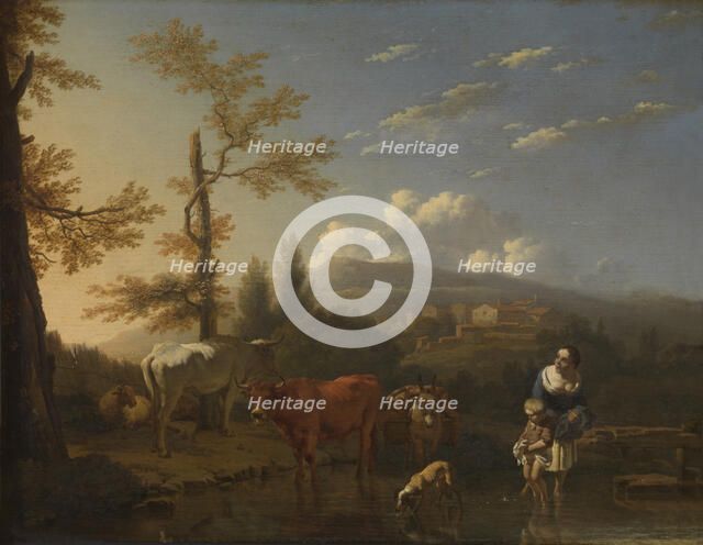 Italian Landscape, 1660. Creator: Karel Du Jardin.