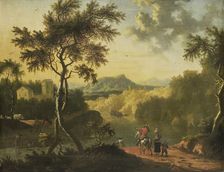 Italian Landscape, 1682-1718. Creator: Timotheus de Graef