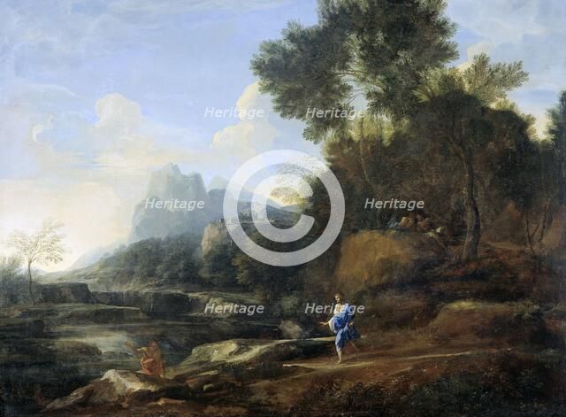 Italian Landscape, 1638-1640. Creator: Gaspard Dughet.
