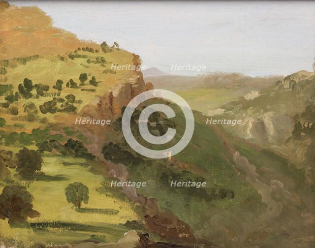 Italian Landscape, 1841 or 1842. Creator: Thomas Cole.