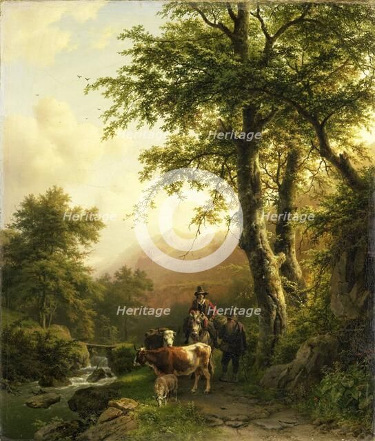 Italian Landscape, 1848. Creator: Barend Cornelis Koekkoek.