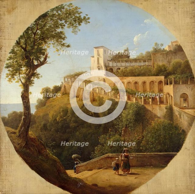 Italian Landscape, 1850. Creator: Pierre-Athanase Chauvin.