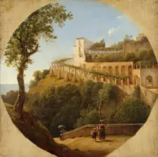 Italian Landscape, 1850. Creator: Pierre-Athanase Chauvin