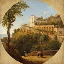 Italian Landscape, 1850. Creator: Pierre-Athanase Chauvin