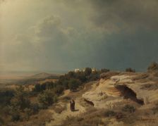 Italian Landscape, 1853. Creator: Oswald Achenbach