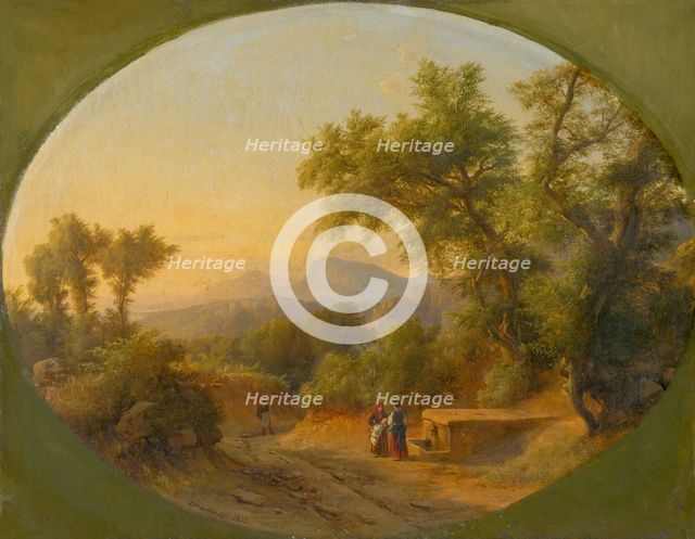 Italian Landscape, 1853. Creator: Karol Marko.