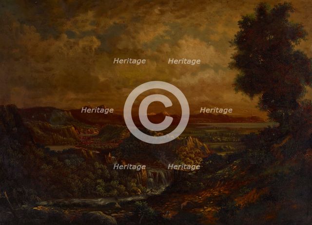Italian Landscape, 1854. Creator: Abel Nichols.