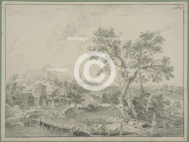 Italian landscape. Creator: Unknown.