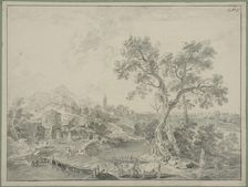 Italian landscape. Creator: Unknown