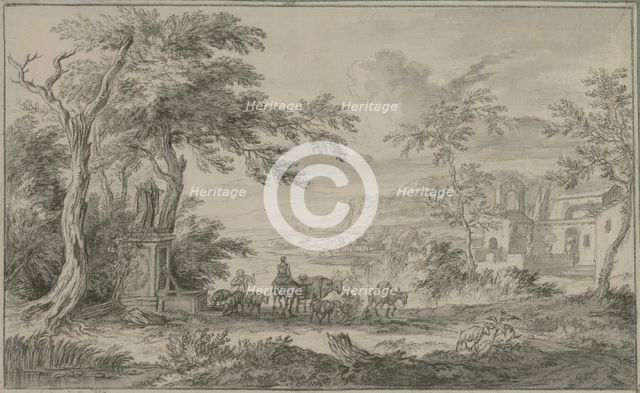 Italian landscape. Creator: Dirck Dalens II.