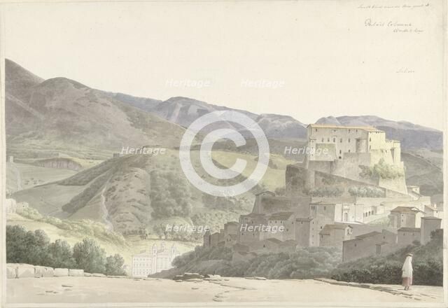 Italian landscape at Subiaco, 1787-1847. Creator: Josephus Augustus Knip.