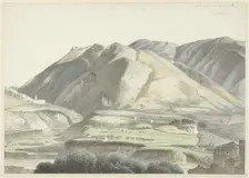 Italian landscape at Subiaco, c.1787-c.1847. Creator: Josephus Augustus Knip
