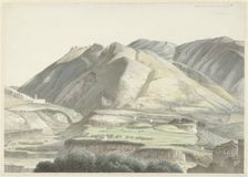 Italian landscape at Subiaco, c.1787-c.1847. Creator: Josephus Augustus Knip