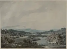 Italian Landscape, c. 1790-1792. Creator: John Robert Cozens (British, 1752-1797)