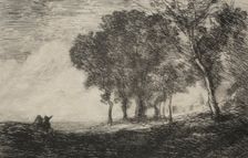 Italian Landscape, c. 1865. Creator: Jean Baptiste Camille Corot (French, 1796-1875)
