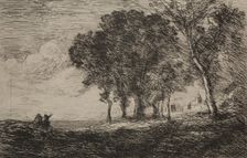 Italian Landscape, c. 1865. Creator: Jean Baptiste Camille Corot (French, 1796-1875)