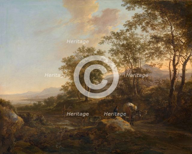 Italian Landscape, c1630-1650. Creator: Jan Dirksz Both.