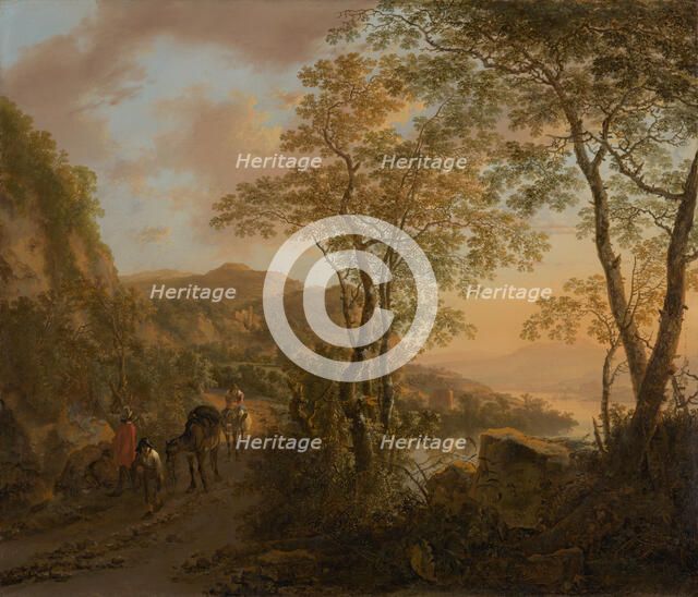 Italian Landscape, c1638-1652. Creator: Jan Dirksz Both.