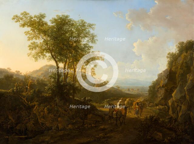 Italian Landscape, c1638-1652. Creator: Jan Dirksz Both.