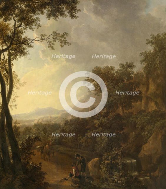 Italian Landscape, c1650-1690. Creator: Willem de Heusch.